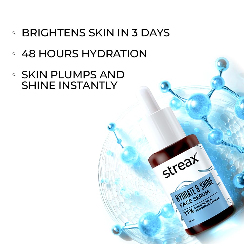 Streax Hydrate & Shine Face Serum, 30ml hover